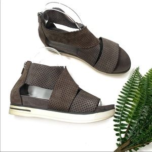 Eileen Fisher Sport Grey Suede Sandal 7.5